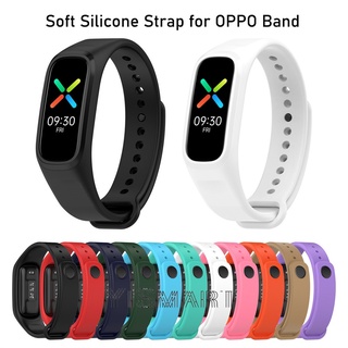 สายนาฬิกาข้อมือ ซิลิโคนนิ่ม แบบเปลี่ยน สําหรับ Oppo Band Fitness Tracker OnePlus