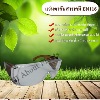 แว่นตากันสารเคมี EN116 allaboutplants