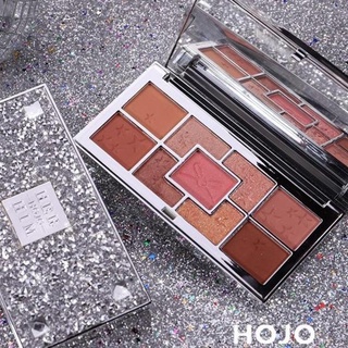 อายแชโดว์ 9 ช่อง HOJO star diamond eyeshadow  เนื้อแมตต์ชิมเมอร์ เม็ดสีชัด ราคาสบายกระเป๋า เนื้อนุ่มเนียน สินค้าพร้อมส่ง