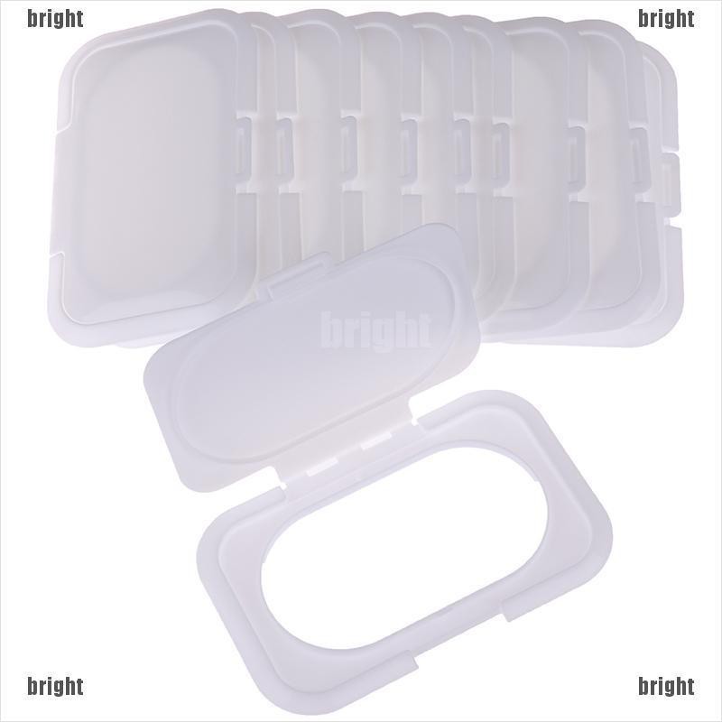 brith 1/5/10 ชิ้นกล่องกระดาษทิชชู่เปียกแบบมีฝาปิด