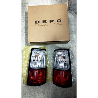 ไฟท้าย isuzu tfr90 มังกร คามิโอ เวก้า แบบขาวแดงเพชรDEPO 1คู่ ของล๊อตใหม่ปรับราคา มีของเลย