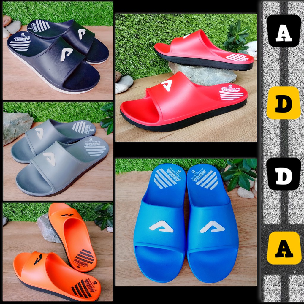 รองเท้าแตะผู้ชายแบบสวม รองเท้าแตะแบบสวม ใส่สบาย Adda 55201