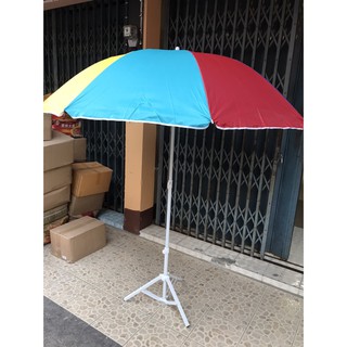 ร่มแม่ค้า ( 30นิ้วรวมขาตั้ง)-ร่มสนาม outdoor umbrella 30นิ้ว