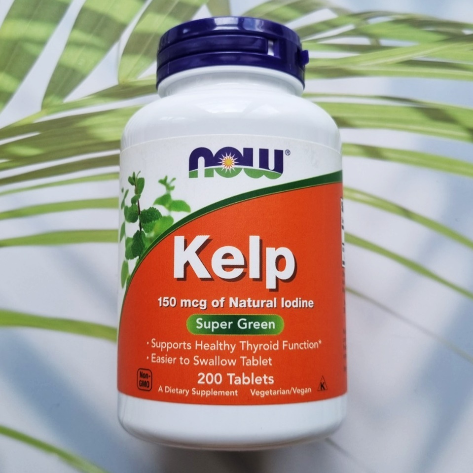 สาหร่ายเคลป์ Kelp 150 mcg 200 Tablets (Now Foods) Kosher