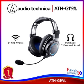 Audio Technica รุ่น ATH-G1WL Wireless Gaming Headphone หูฟังไร้สายสำหรับเกมมิ่ง รองรับระบบเสียง 7.1  รับประกันศูนย์ไทย 1 ปี