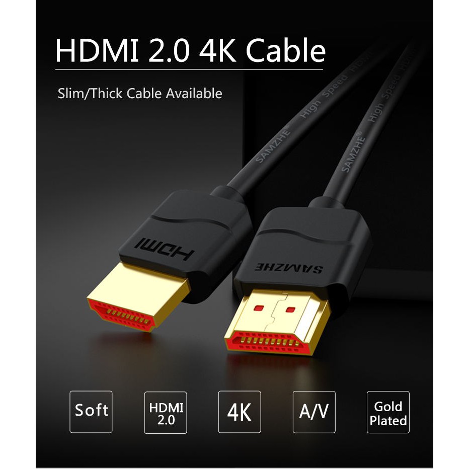 Ultra HD, 4Kx2K, Full HD, 3D, ARC, CEC 12,5 m High Speed HDMI Flachkabel