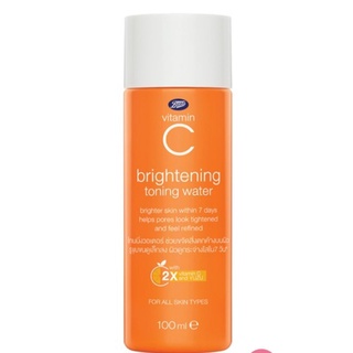 Boots Vitamin C Brightening Toning Water บู๊ทส์ วิตามินซี ไบรท์เทนนิ่งโทนิ่ง วอเตอร์ 400 มล