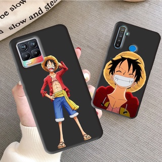 เคสโทรศัพท์มือถือ ซิลิโคน ลายการ์ตูนลูฟี่ วันพีซ สําหรับ OPPO Realme C21Y C25Y C25S 8 Pro 5S 5i 6i 7i 7 Pro C3 C11 C12 C15 C17 Narzo20