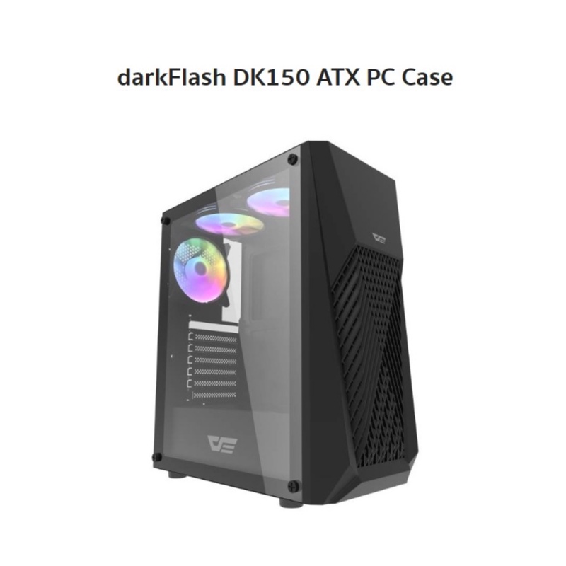 DARKFLASH Computer Case DK150 ATX Black