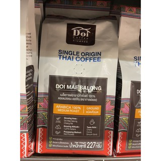 Doi offee กาแฟดอย ARABICA 100% MEDIUM ROAST 227 g. ชนิดคั่วบด