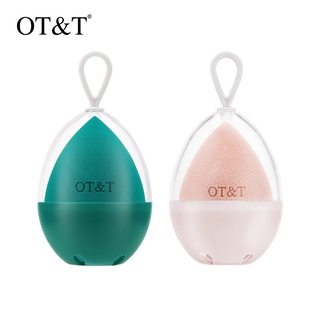 [พร้อมส่ง]Ot&amp;T พัฟแต่งหน้ารูปทรงหยดน้ําเครื่องสําอางแต่งหน้า Ot702#