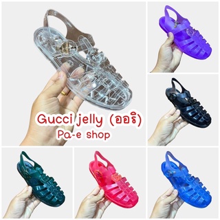 รองเท้า GUCCDOUBLE G SANDAL JELLY 🔥ที่สุดของงานพร้อมกล่องสวยมาก งานออริ เทียบแท้สุด