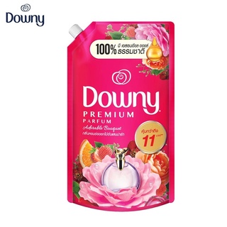 Downy ดาวน์นี่ น้ำยาปรับผ้านุ่มสูตรเข้มข้น ถุงเติม กลิ่นช่อดอกไม้อันแสนน่ารัก 1.35 ลิตร (pink)