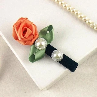 Craft DIY อุปกรณ์เสริม Faux Pearl ดอกไม้ลูกปัด 100 ชิ้นสีขาวงาช้าง Embellishment Pearl ปุ่มเย็บโทรศัพท์มือถืองานแต่งงาน