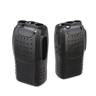 ซองซิลิโคนสำหรับวิทยุสื่อสารเคสวิทยุสื่อสาร BAOFENG 888S（สีดำ）Walkie talkie