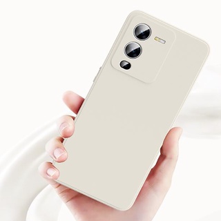 เคสโทรศัพท์มือถือ ซิลิโคนนิ่ม ป้องกันกล้อง สําหรับ VIVO V25 Pro 5G Version