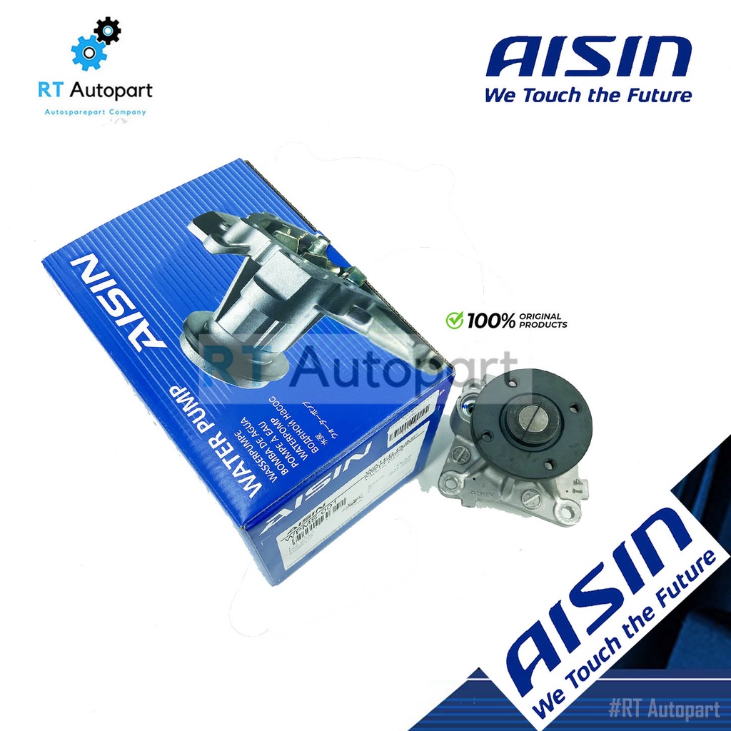 Aisin ปั๊มน้ำ Mitsubishi Mirage Attrage เครื่อง1.2 ปี12-21 Xpander 1.5 ปี17-23 ปั้มน้ำ 1300A107