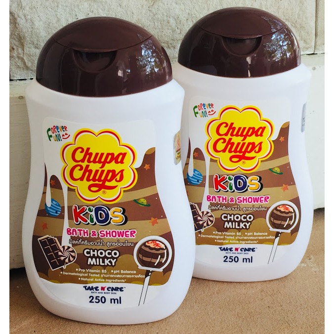 Chupa Chups Kids จูปาจุ๊ปส์ แชมพูครีมนวด กลิ่น มิลด์กี่ 2in1 ขนาด 250 ml. แพ็ค 2 ขวด