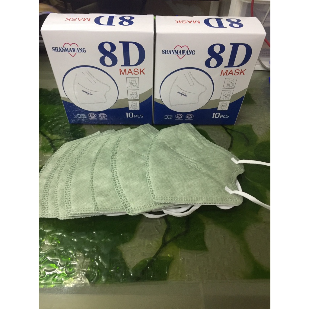 แมสSHANAMAWANG แมส8D 1กล่องมี10ชิ้น ***สินค้าพร้อมส่ง*****
