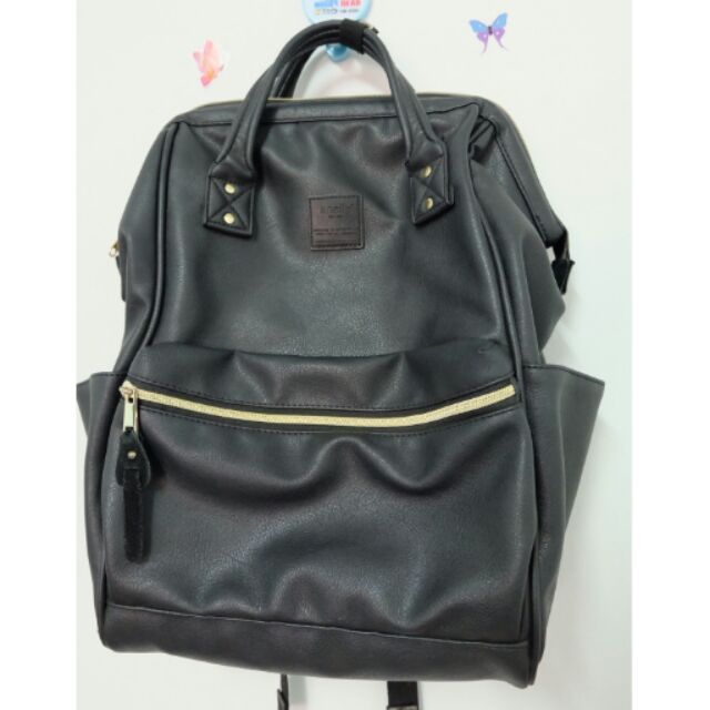 Anello classic หนัง PU สีดำ ของแท้ (used)