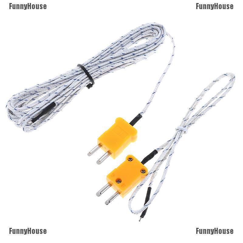 Fh สายเคเบิลโพรบเทอร์โมคัปเปิล เซนเซอร์อุณหภูมิ ชนิด K 1 ชิ้น