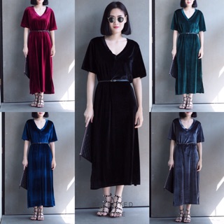 Velvet V Maxi Dress