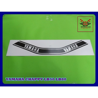 YAMAHA CHAPPY LB50 LB80 BODY STICKER "BLACK" SET // สติ๊กเกอร์ชิปปี้ สี ดำ-ขาว งานพิมพ์คมชัด สินค้าคุณภาพดี