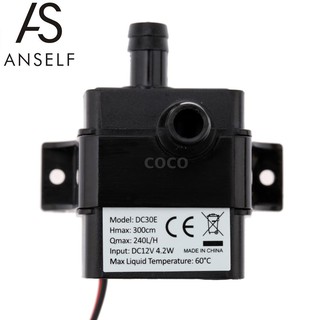 Anself เครื่องปั๊มน้ำ ขนาดเล็ก DC 12v 4.2 W ไมโคร ไร้แปรงถ่าน