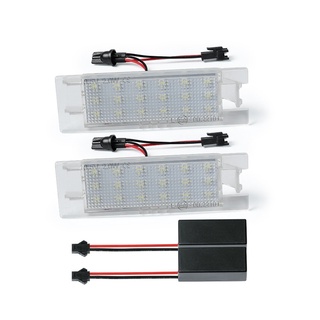 หลอดไฟ Led 12V สําหรับติดป้ายทะเบียนรถยนต์ Opel Zafirz B Astra H Corsa D