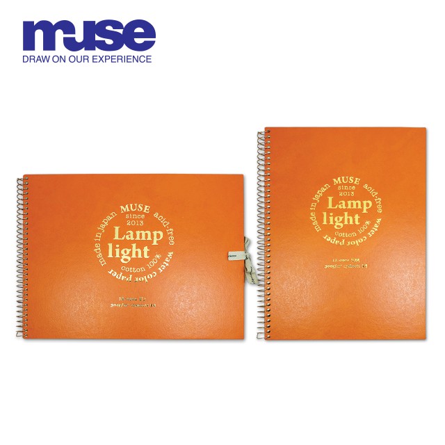 MUSE สมุดสีน้ำ Lamplight 8K (380x265) 300G