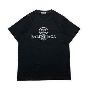 ราคาต่ำสุดBalenciag เสื้อยืดแขนสั้น ผ้าฝ้าย พิมพ์ลาย แฟชั่นสําหรับผู้ชาย ผู้หญิงS-3XL