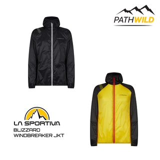 เสื้อกันลมสำหรับวิ่งเทรล LA SPORTIVA BLIZZARD WINDBREAKER JACKET น้ำหนักเบา เนื้อผ้าบาง พกใส่เป้ได้ง่าย