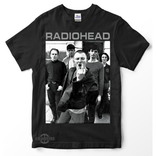 UNIQLO เสื้อยืด พิมพ์ลาย radiohead band พรีเมี่ยม สําหรับผู้ชาย