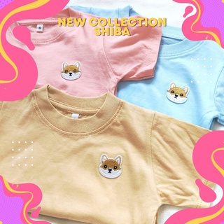 Lookmaebaby เสื้อยืดเด็ก เสื้อยืดเด็กลายชิบะ แรกเกิด - 7 ปี S M L *สินค้าพร้อมส่งจากกทม.