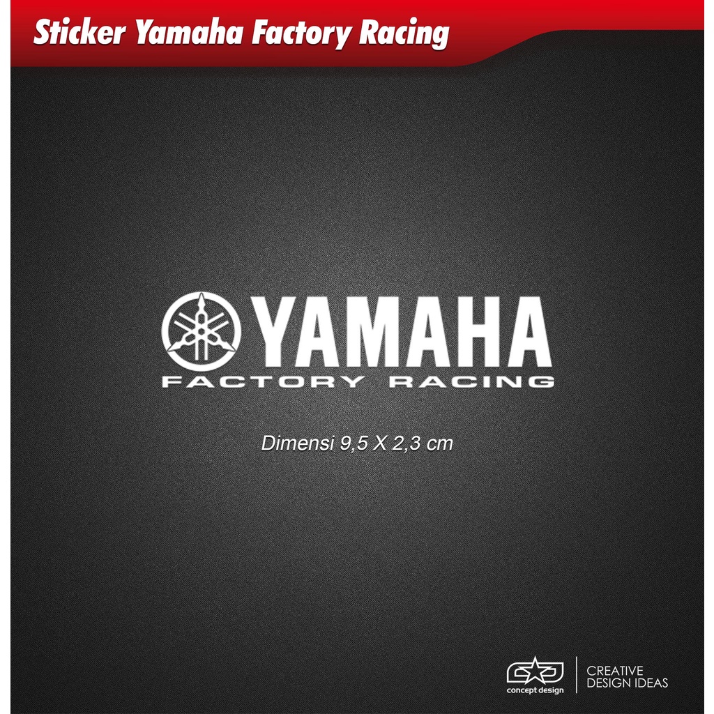 สติกเกอร์แข่งรถ จากโรงงาน Yamaha