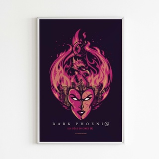 Dark Phoenix  Poster โปสเตอร์ภาพขนาด 33X48 cm