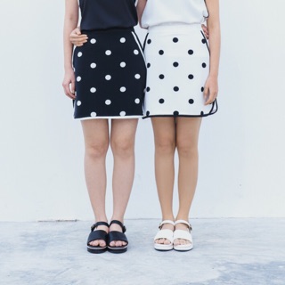 THARA : Chic polka dot skirt