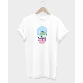 เสื้อยืด ลายไดโน  Dino on Balloon