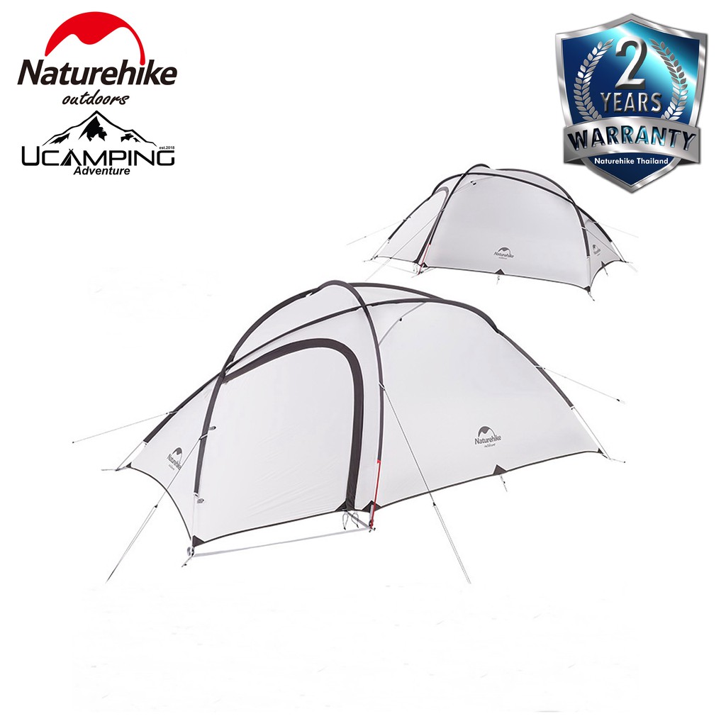 Naturehike Hiby ( UPDATE ) 2-3 Person Camping Tent With One-Bedroom (รับประกันของแท้ศูนย์ไทย)