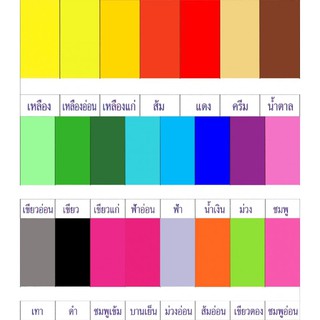 Taweemitr กระดาษโปสเตอร์สี หน้าเดียว หนา