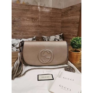 New🥨 Gucci  Soho leather crossbody