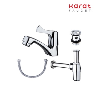 KARAT FAUCET ก๊อกอ่างล้างหน้าเดี่ยว  รุ่น KFA-003-100B