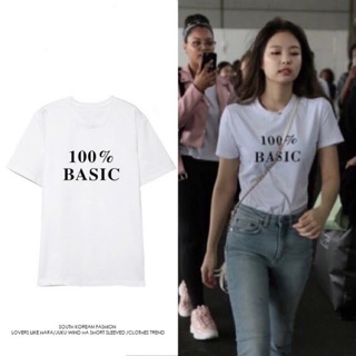 &lt;พร้อมส่ง&gt; Jennie Blackpink ; Kpop Tshirt 100% BASIC เสื้อแบบเจนนี่พร้อมส่ง