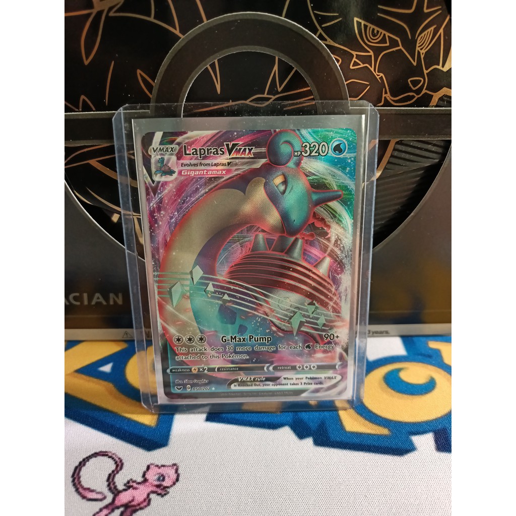 Pokemon Card Lapras Vmax 050 202 ENG Sword Shield Shopee Thailand