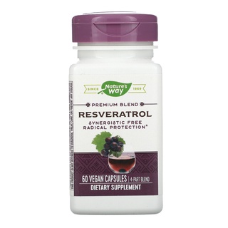 Natures Way, Resveratrol 60 Vegan Capsules