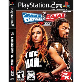 แผ่นเกมส์ps2 wwe 2K20 ps2 เกมเพล2 wwe2020ps2 มวยปล้ำ2020 ยอดฮิต แผ่นเกมส์play2ภาคล่าสุด2020