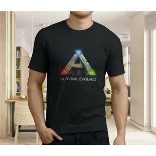 เสื้อยืด พิมพ์ลาย Ark Survival Evolved Video Games แฟชั่นคู่รัก