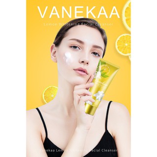 วานีก้า โฟมล้างหน้าสูตรเลม่อน Vanekaa Lemon Whitening Facial Cleanser