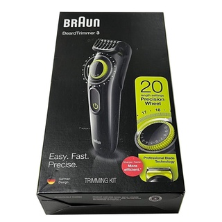 Braun Beard Trimmer 3 BT3221 Trimming Kit (US Plug) - 20 Length Settings