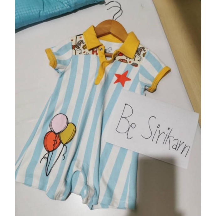babylovett circus collection romper เบอร์ 16 size 12-18 : used like new